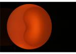 Illuminated Led Light Furniture Apple Shape Chair Cocktail Full Color Changing