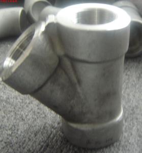 Wholesale incoloy 25-6MO forged lateral tee from china suppliers