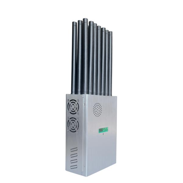 New design 21 antennans portable signal jammer blocking WIFI 6E and mobile phone 2G, 3G, 4G, 5G and GPS, WIFI, UHF, VHF, RF,LOJACK signals with new