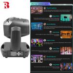 DMX512 Moving Head 100W LED Spot Beam Stage Light For Theater And Studio