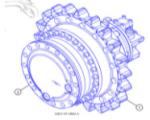 Excavator E320 320 Travel Gearbox 511-6006 511-6007 571-4032 Travel Reduction