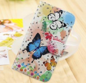 Wholesale Flower Butterfly Pattern Flip Leather Cell Phone Case Cover for BLU STUDIO 5.0 LTE/Y530Q from china suppliers