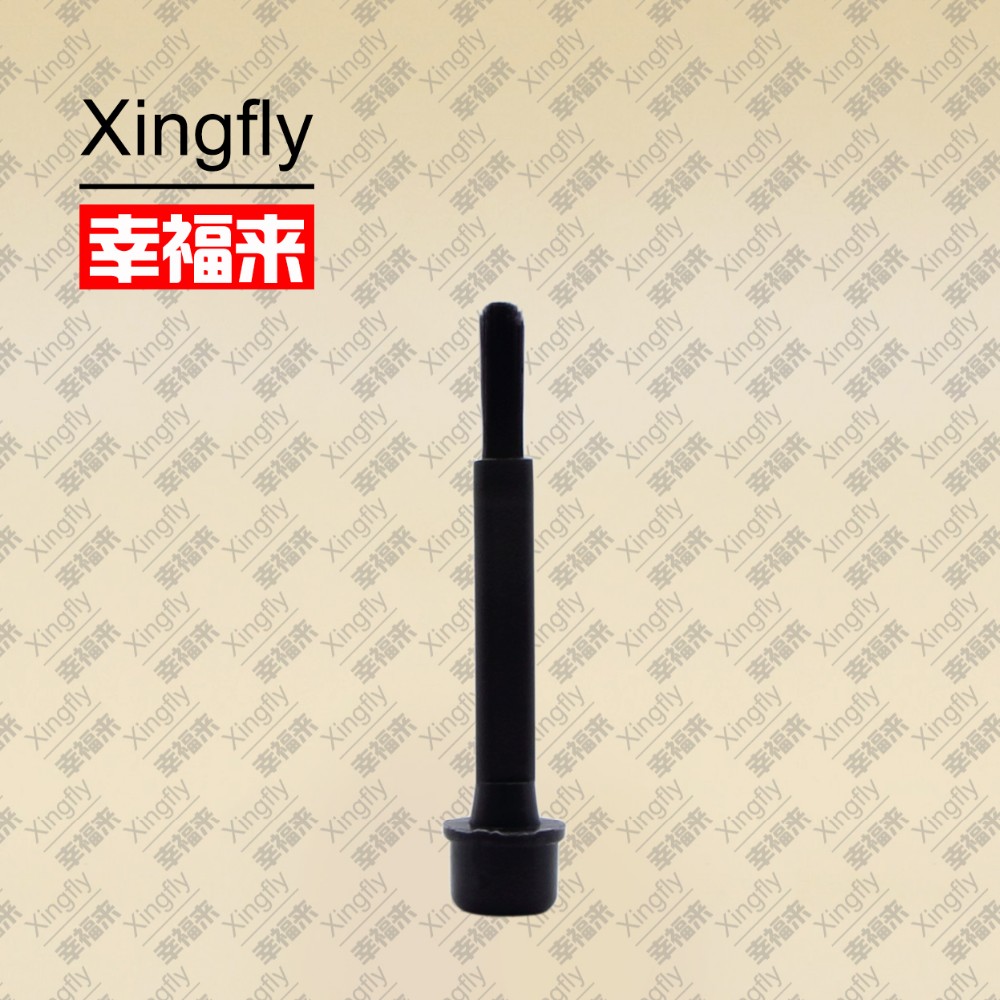 Black Fingernail Polish Brushes For Nail Polish PE Plastic Nylon Material