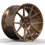 Custom Broze 21inch 2-PC Forged Aluminum Alloy Rims 5x130 For Porsche Panamera