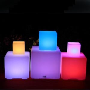 Wholesale 40cm Outdoor LED Cube Light Stools Rechargeable Wireless For Events from china suppliers