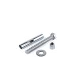 DIN M10 Hex Bolt Sleeve Anchor Natural Color For Steel Structure Elevator Lines