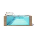 Transparent Acrylic Shipping Container Swimming Pool 30-950mm Thickness 1.2g/cm3