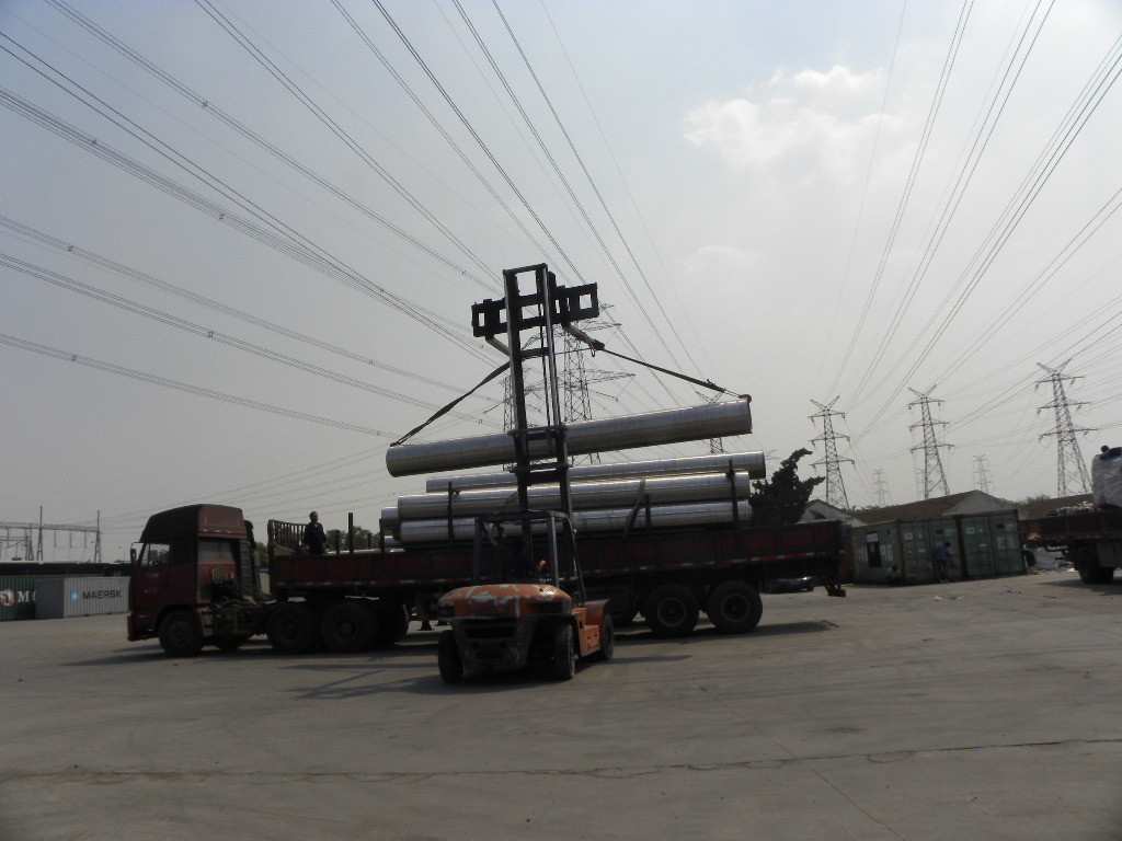 Metal Alloy Steel High Pressure Boiler Tube ASTM A335 P5 32'' 813mm X 140mm Size