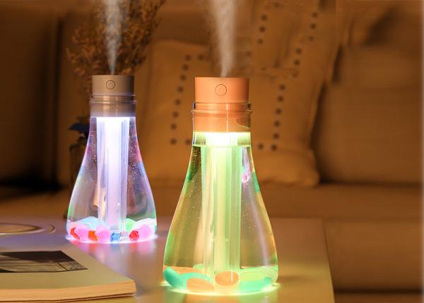 Travel USB Humidifier 10 Hours Spray Continuously No Noise Long Lifespan For