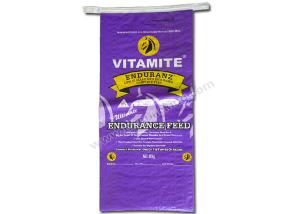 Wholesale Heavy Duty Woven Custom Printed Feed Bags , PP Feed Bags Tear Resistant from china suppliers