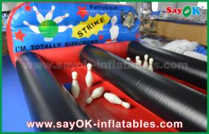 China Inflatable Bowling Game PVC Inflatable Sports Games Inflatable Bowling Balls Pool Filed With Balls on sale