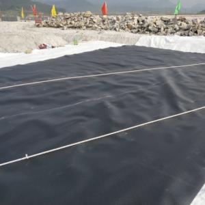 Wholesale 50-200m Length Durable HDPE Geomembrane in Black for Water Storage Tanks and Fish Ponds from china suppliers