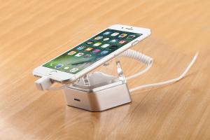 Wholesale COMER security desk mounting acrylic stands for Anti-theft mobile phone accessories stores from china suppliers