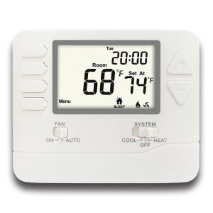Wholesale 24 V 2 Heat 2 Cool Digital Programmable Room Riseem Thermostat For HVAC Systems from china suppliers