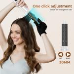 Fast Drying 8-in-1 Professional Hot Air Hair Dryer Brush with Auto-Wrap Curler