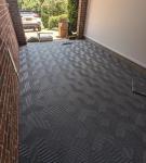 Outdoor Interlocking Garage Carpet Tiles 40x40 Hard Plastic Garage Tiles