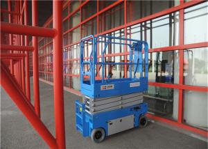 Wholesale Mini Hydraulic Drive Hydraulic Platform Lift , Scissor Lift Cart 12m Movable 30% Gradeability from china suppliers