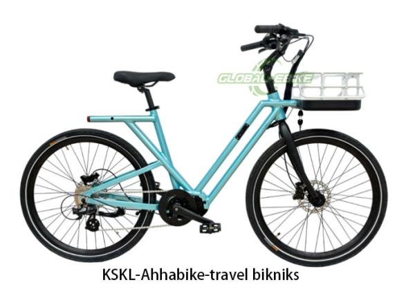 Lithium Battery City Ebike Electric Assist Commuter Bike With Throttle 5
