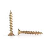INCH Steel Countersunk Head Self Tapping Yellow Zinc Wood Chip Board Screw
