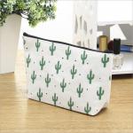 Dustproof Portable Blank Plain Canvas Cosmetic Bags