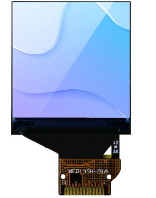 1.33 Inch IPS TFT LCD Display with 240x240 Resolution and 12 Pins for Wearable Devices