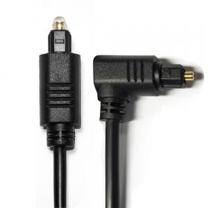 China facotry outlet Toslink Digital Audio Cable Black OD4.0 Square Interface 90° 0.5M for mini Player soundbar on sale