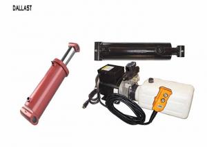 China 12 Volt Hydraulic Power Pack  with 2 Hydraulic Rams Hoses and Fitting Kit with Pendant on sale