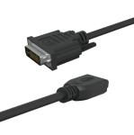 Gold Plated High-Speed HDMI to DVI Cable 24+1 Pin Male to Female for 1080P Video