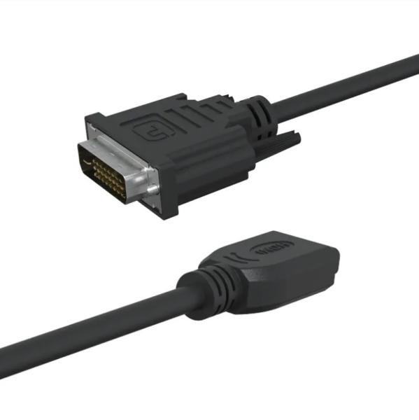 Gold Plated High-Speed HDMI to DVI Cable 24+1 Pin Male to Female for 1080P Video