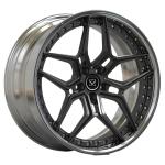 21inch 2 Piece Forged Wheels Aluminum Polished Lip Dark Grey Spokes For Audi RS6