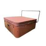 Square reddish brown Spa Hot Tub Cover The Essential Protection for Your Tubs