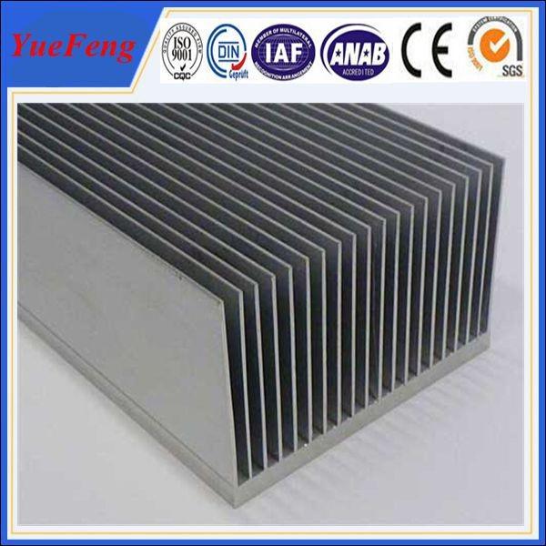 wholesale Large extruded aluminum heatsink, OEM heat sink fin aluminum extrusion