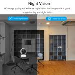 4x Electronic Zoom Tuya Smart PTZ CCTV WiFi Surveillance Camera for Indoor