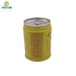 Tin Cans for Alcohol Liquid Packaging 2Oz 70-133mm Height CMYK 4C Tins for