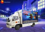 Theme Park Virtual Screen Mobile 5D Cinema Equipment With Glasses