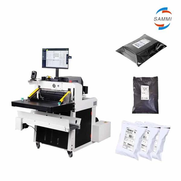 Professional E-commerce Express Black PE Bagging Machine For Packaging Bags Of