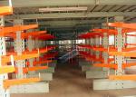 4650 Kg Per Arm Cantilever Steel Storage Racks Rows With Stacker Cranes