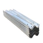 Road Traffic Safety Galvanized and Powder Coated Metal Crash Barrier for