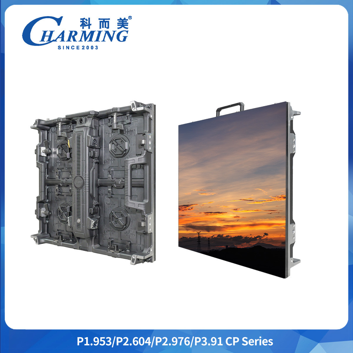 Round Minimum Diameter 1.91m Detachable P2.6/2.98/3.91 CP Series Outdoor LED Video Wall With Stainless Steel Quick Lock