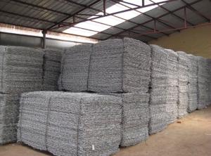 Wholesale Gabion Mesh Cages , Welded Gabion Baskets Easy Assemble Galvanized River Protection from china suppliers
