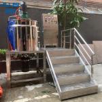 5000L Stainless Steel Blender Mixer Industrial Mixing Tanks Liquid Soap Shampoo