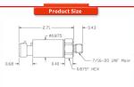 High Stability UNIVO Industrial Oil Pressure Transducers 0.5-4.5V Output 1-2Bar