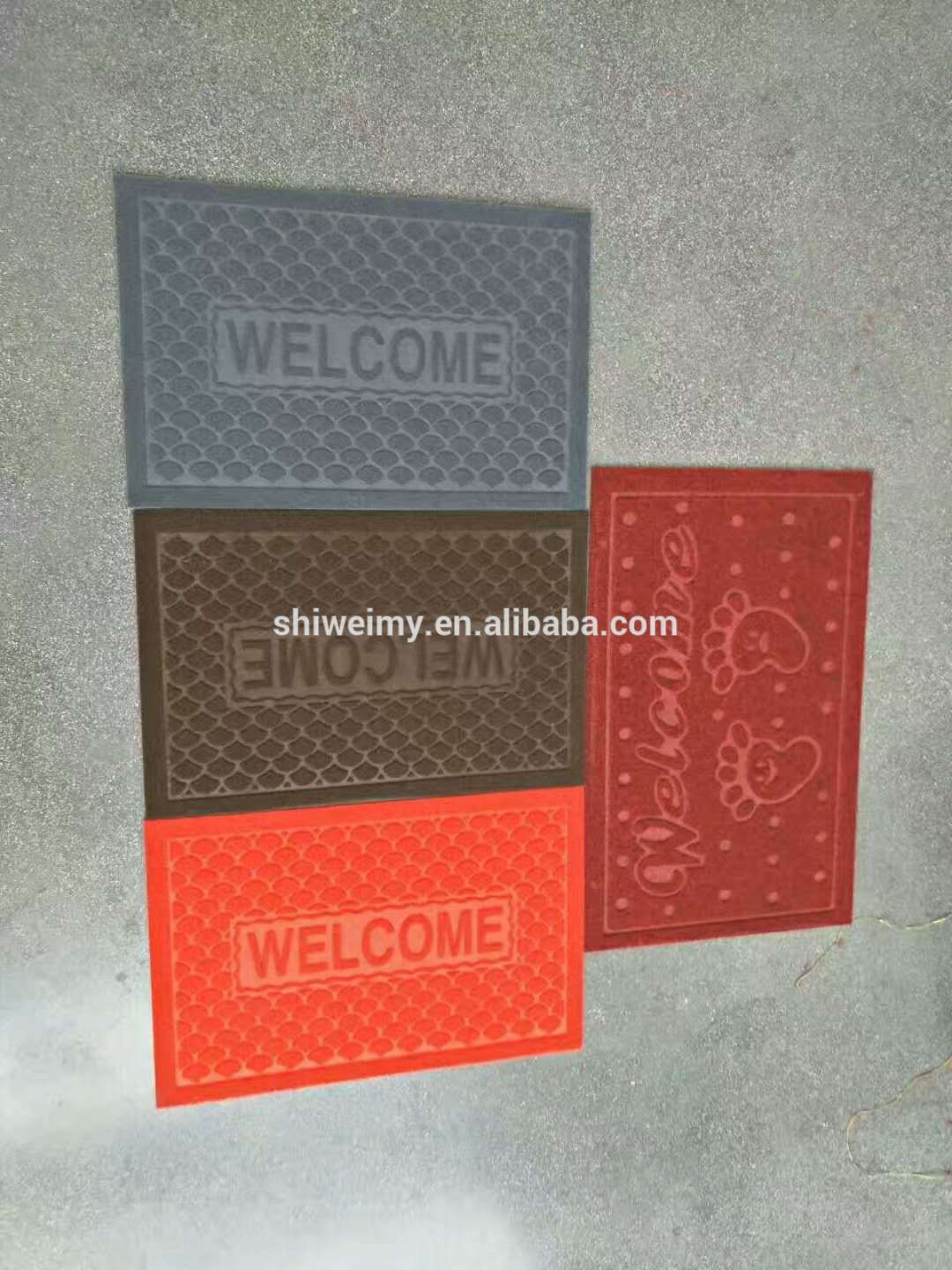 PVC embossed mat Polyester embossed mat pvc mat