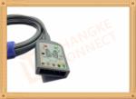 Green 12 Pin ECG Trunk Cable 5 Leads Flexible With UL And Rohs Standard