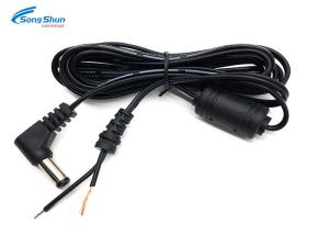 Wholesale Computer DC Power Extension Cable 5.5x2.5 mm Right Angle 18 AWG Conductor from china suppliers