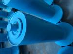 Carrier TD75 133mm Dia Self Aligning Conveyor Roller Powder Coated