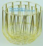Lined Utility Metal Wire Storage Bin Laundry Basket with Handles for Heavy Duty