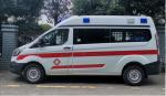 White Ford Transit Ambulance 8 Seaters Gasoline Medical Ambulance
