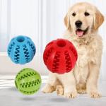 Rubber TPR 5cm Interactive Dog Ball Toys Indestructible Dog Ball Blue Orange