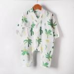 MBP 013 Certified Muslin Baby Pajamas Two Layers Natural Summer Sleep Quick Dry